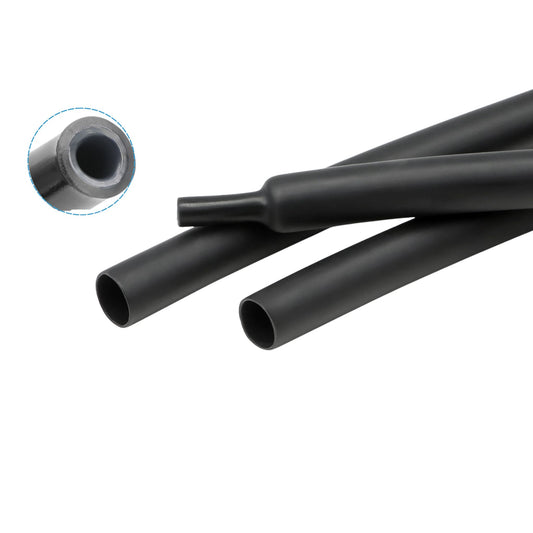 3:1 Dual-Wall Adhesive-Lined Heat Shrink Tubing | Marine-Grade Waterproof Polyolefin Heatshrink for Electrical Cable Splicing & Sealing