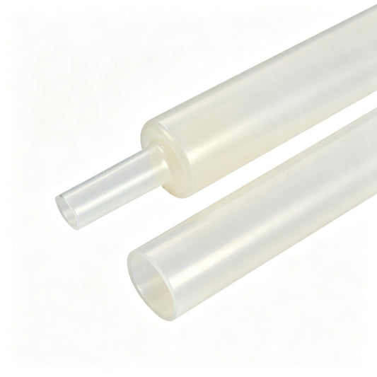 PVDF Heat Shrink Tubing | 175°C High-Temperature Chemical Resistant Kynar Heatshrink Tube for Semiconductor, Medical & Industrial Wiring