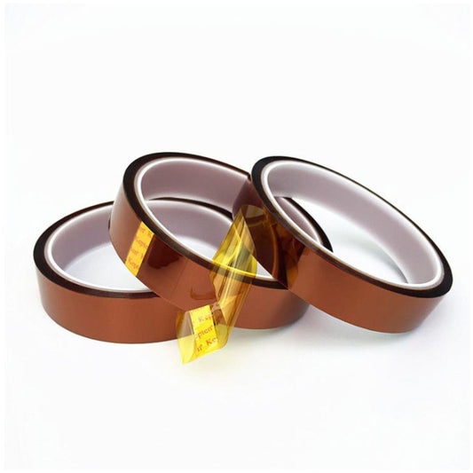 PI Polyimide High Temperature Tape | 260°C Heat Resistant Kapton-Style Amber Tape with Silicone Adhesive for SMT, Soldering & Masking